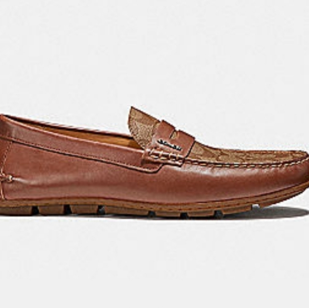 Coach mens slip on shoe
